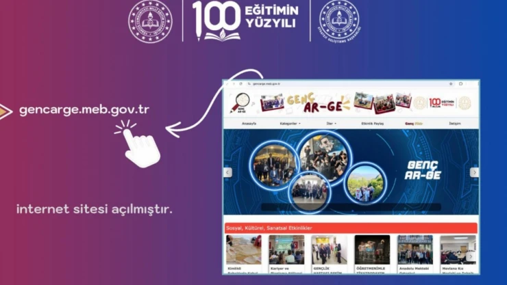 Genç Ar-Ge İnternet Sitesi Erişime Açıldı