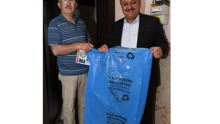Geri dönüşüm projesi start aldı