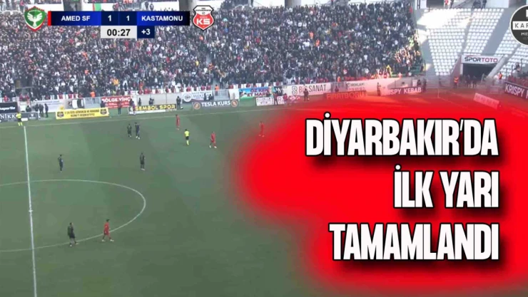 GMG Kastamonuspor, Amed Sportif Faaliyetler Karşısında İlk Yarıyı Beraberlikle Kapattı