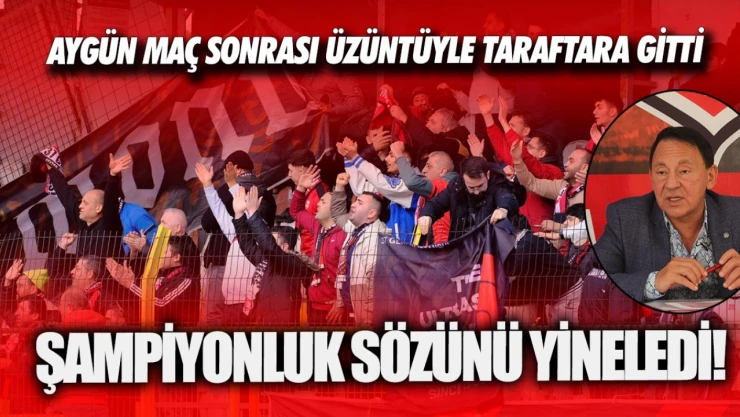 GMG Kastamonuspor Başkanı Aygün Taraftara Sözünü Yineledi!