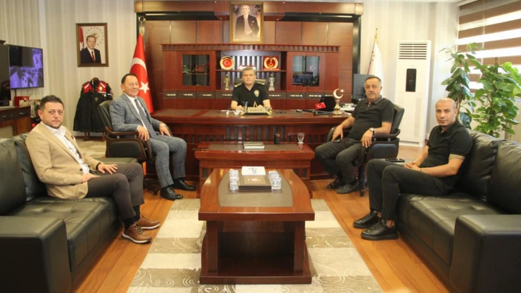 GMG Kastamonuspor'dan Emniyet Müdürü Ay'a Teşekkür Ziyareti