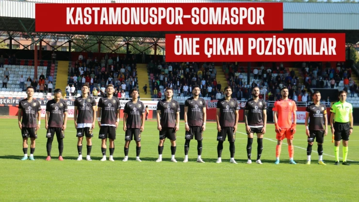 GMG Kastamonuspor-Somaspor maçtan dakikalar