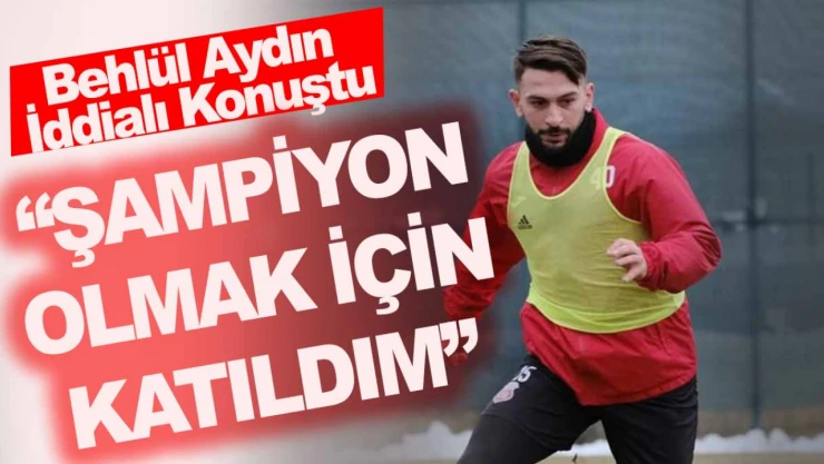 GMG Kastamonusporlu Behlül Aydın Iğdır Maçı Öncesi İddialı Konuştu