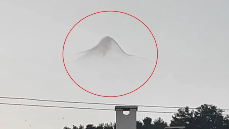 Gökyüzündeki siluetler şaşırttı