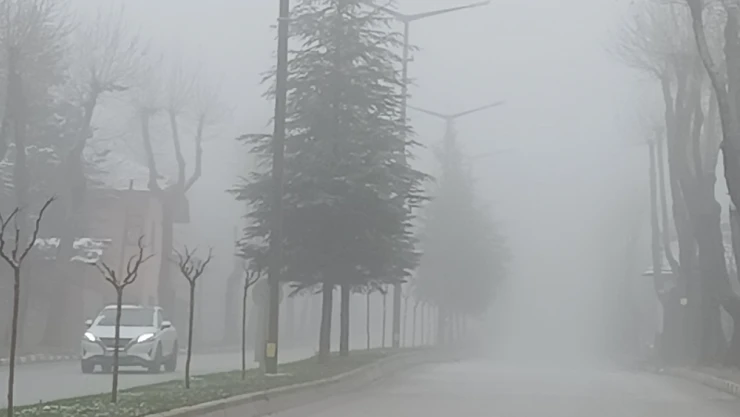 Görüş Mesafesi 50 Metreye Kadar Düştü