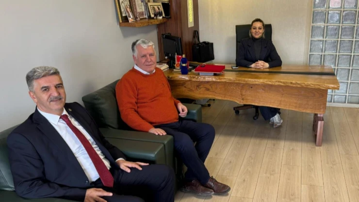 Hak-İş ve Öz Orman-İş Sendika Başkanlarından Milletvekili Serap Ekmekci'ye Ziyaret