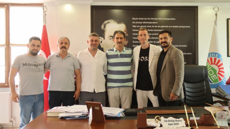 Hakan Arslan'dan Cide Belediyesi'ne Ziyaret