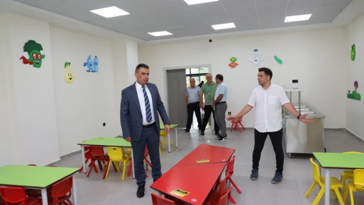 Halime Çavuş Özel Eğitim Anaokulu'nu İncelediler