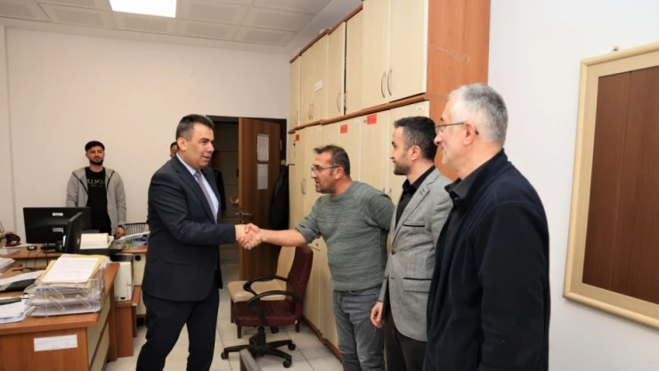 Hasan Gümüş, Kurum Personeliyle Bayramlaştı