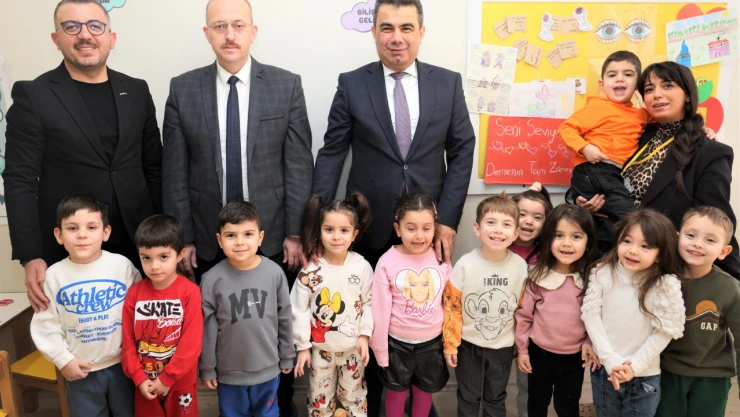 Hasan Gümüş, Özel Özüm Çocuk Anaokulu'nu Ziyaret Etti