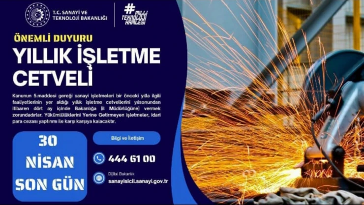 Hatırlatma Yapıldı: Son Gün 30 Nisan