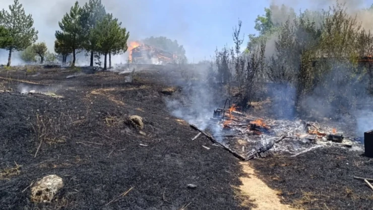 Hızlı Müdahale Yangını Söndürdü