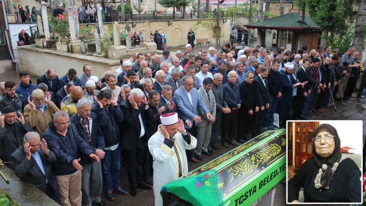 Hüsnü Acar'ın annesi son yolculuğuna uğurlandı