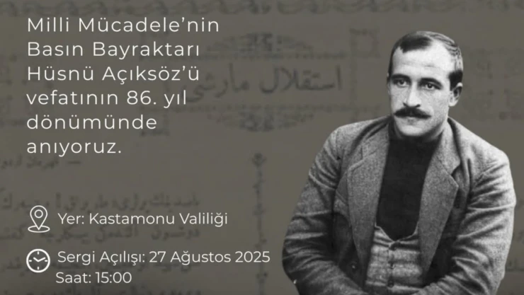 Hüsnü Açıksöz Vefatının 86. Yılında Anılacak