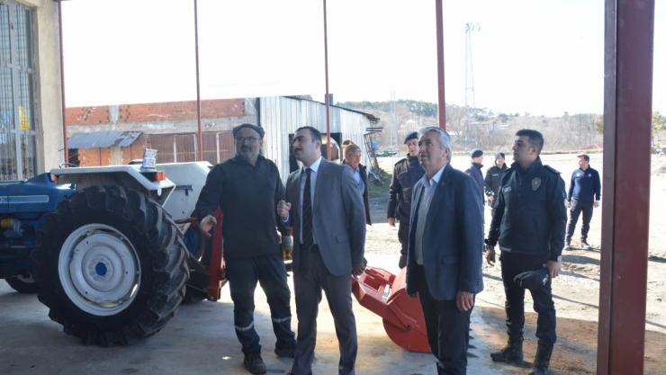 İhsangazi Kaymakamı Erkan Şahin'den Sanayi Esnafına Ziyaret