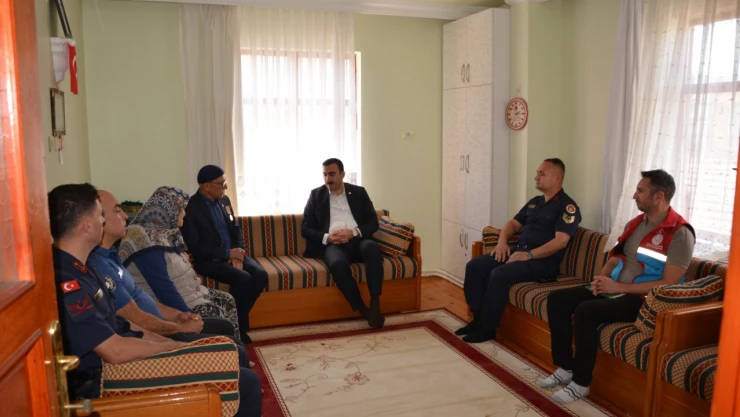 İhsangazi Kaymakamı Şahin'den Gazilere Ziyaret