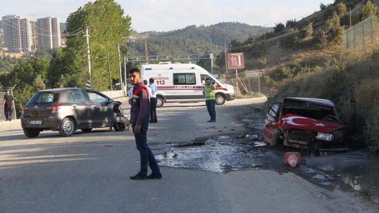 İhsangazi yolunda kaza 1'i ağır 7 yaralı