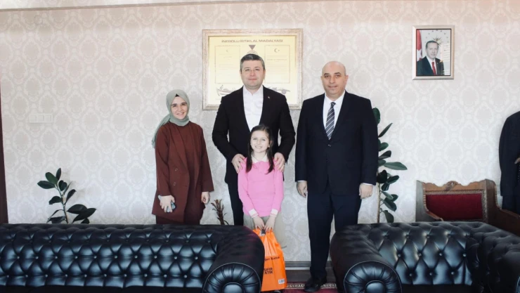 İl Birincisinden Kaymakam Uçar'a Ziyaret