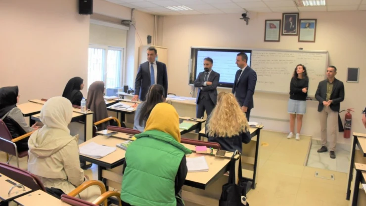 İl Milli Eğitim Müdürü Gümüş'ten Halk Eğitimi Merkezi'ne ziyaret