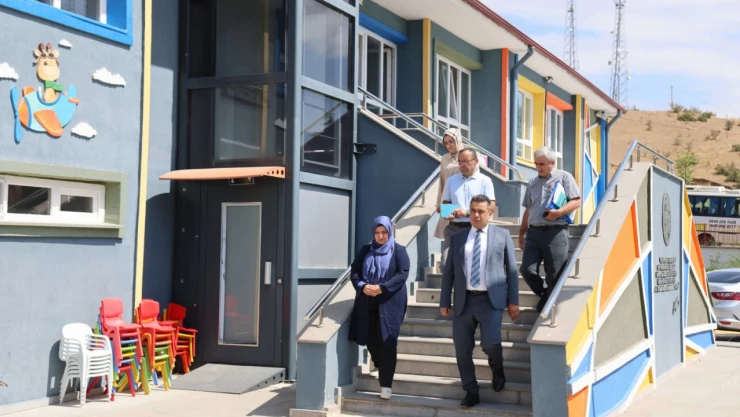 İl Millî Eğitim Müdürü Hasan Gümüş'ten Behiye Barut Anaokuluna Ziyaret