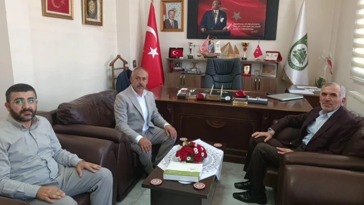 İl Müftüsü Bekir Derin'den Ağlı Belediye Başkanı Bülent Ergin'e Ziyaret