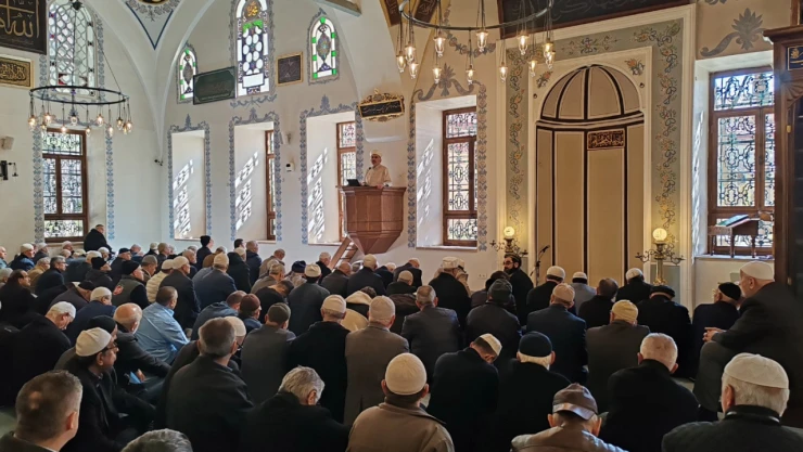 İl Müftüsü Bekir Derin, Nasrullah Kadı Camii'nde Vaaz Verdi