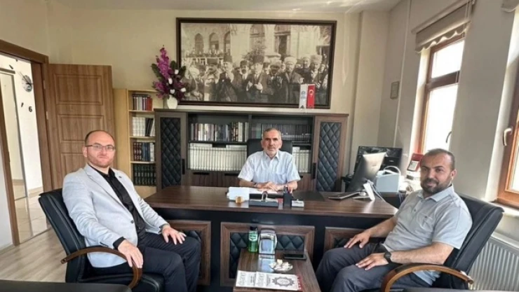 İl Müftüsü Derin'den Seydiler Müftüsüne Ziyaret