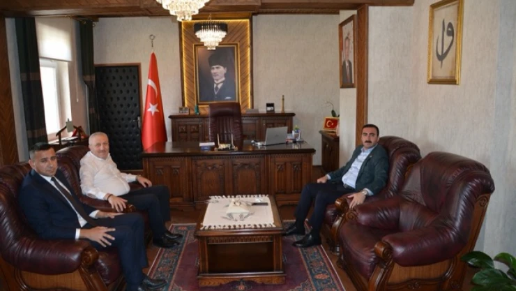 İl Sağlık Müdürü Yavuzyılmaz'dan Kaymakam Şahin'e Ziyaret