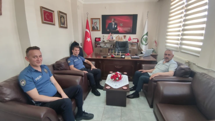 İlçe Emniyet Amirinden Ağlı Belediyesi'ne Ziyaret