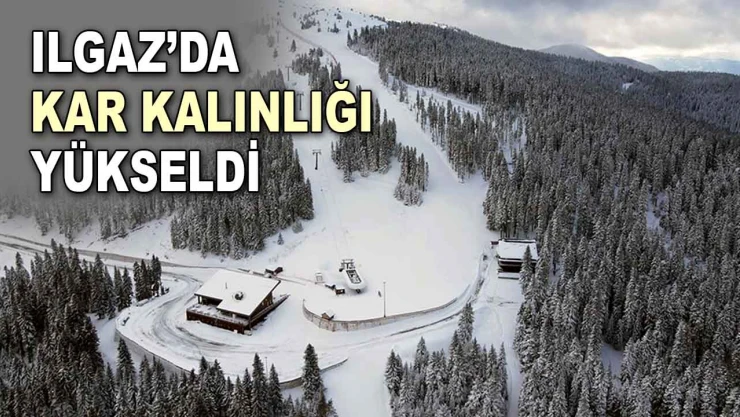 Ilgaz'da Kar Kalınlığı 29 Santimetreye Yükseldi