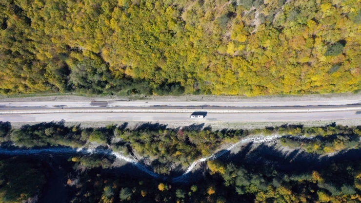 Ilgaz'da Kış Ve Sonbahar Aynı Anda Yaşanıyor