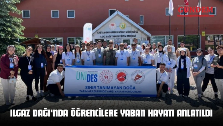 Ilgaz Dağı'nda Öğrencilere Yaban Hayatı Anlatıldı
