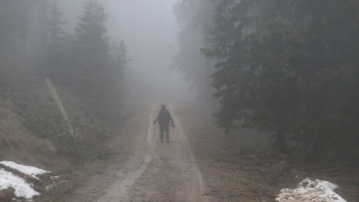 Ilgaz Dağı'nda Sis Etkili Oldu