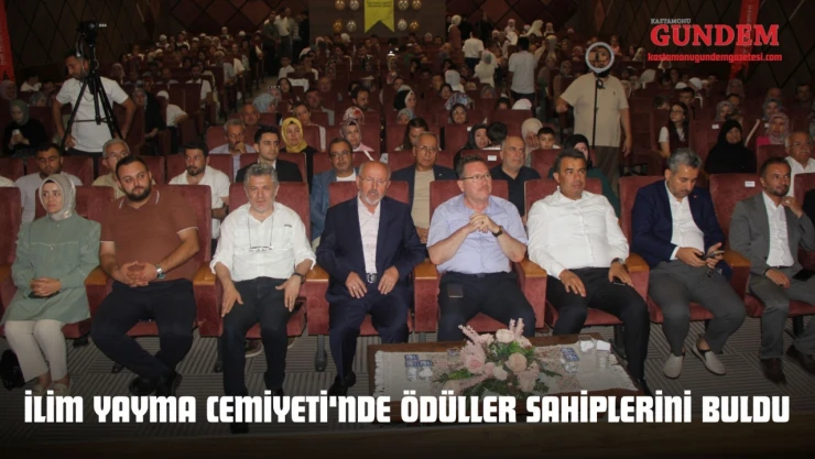 İlim Yayma Cemiyeti'nde Ödüller Sahiplerini Buldu