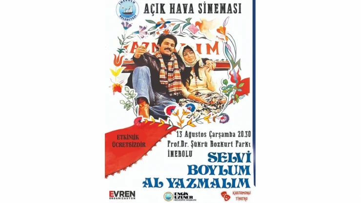 İnebolu'da Açık Hava Sinema Keyfi