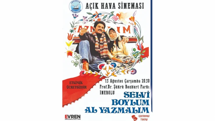 İnebolu'da Açık Hava Sineması Coşkusu