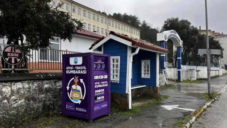 İnebolu'da Giysi ve Tekstil Kumbaraları Yerleştirildi