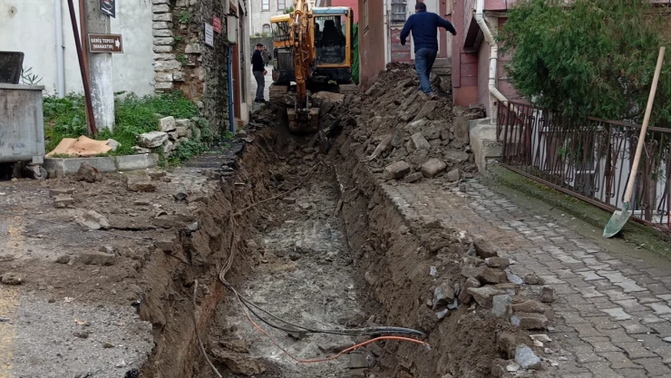 İnebolu'da Kanalizasyon Yenileme Çalışmaları Başladı