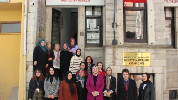 İnebolu'da Kursiyerler Ziyaret Edildi