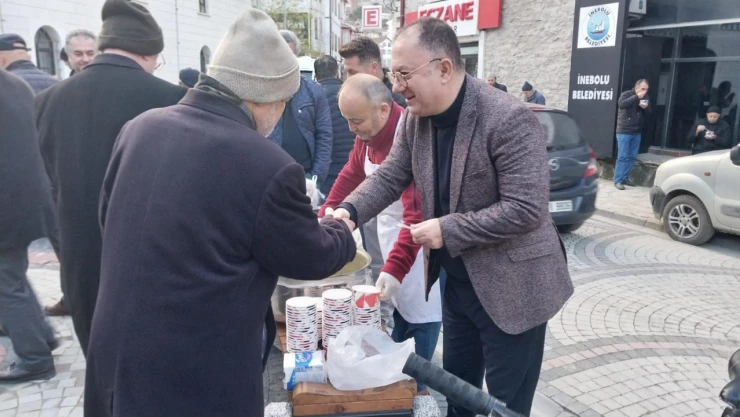 İnebolu Sabah Namazında Buluştu