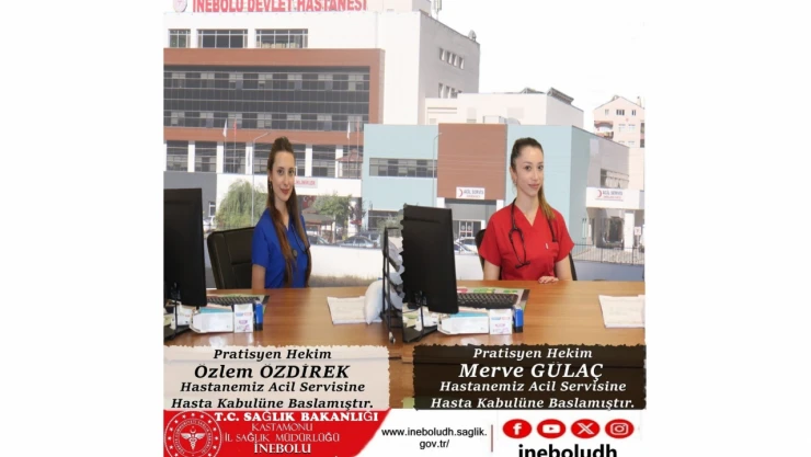 İnebolu'ya 2 Yeni Pratisyen Hekim