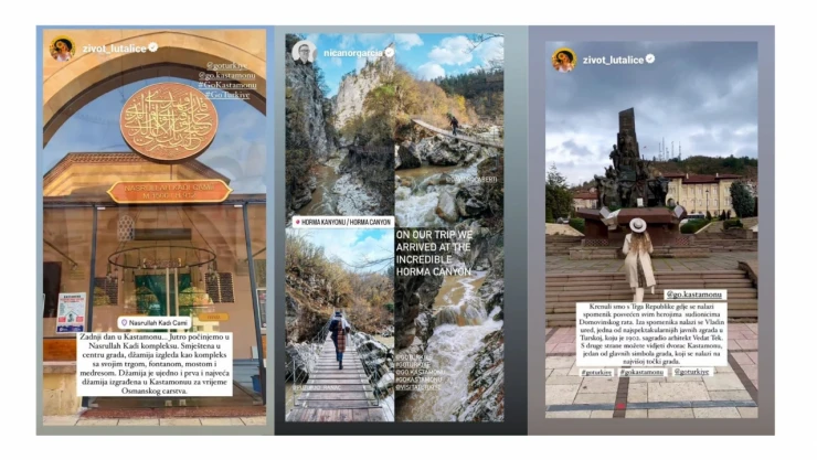 İnfluencerlardan Kastamonu Turizmine Katkı