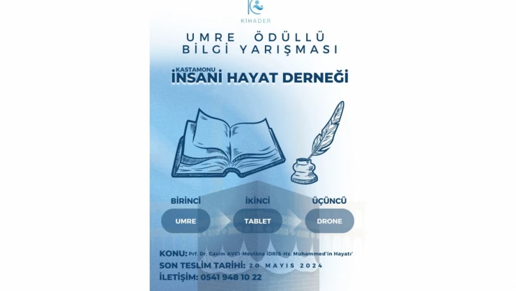 İnsani Hayat Derneği'nden Ödüllü Bilgi Yarışması