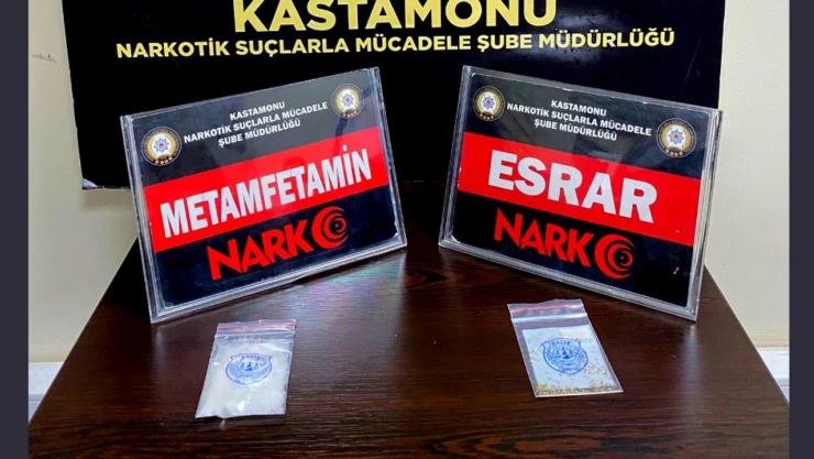 İstanbul'dan Kastamonu'ya uyuşturucu getirirken yakalandılar
