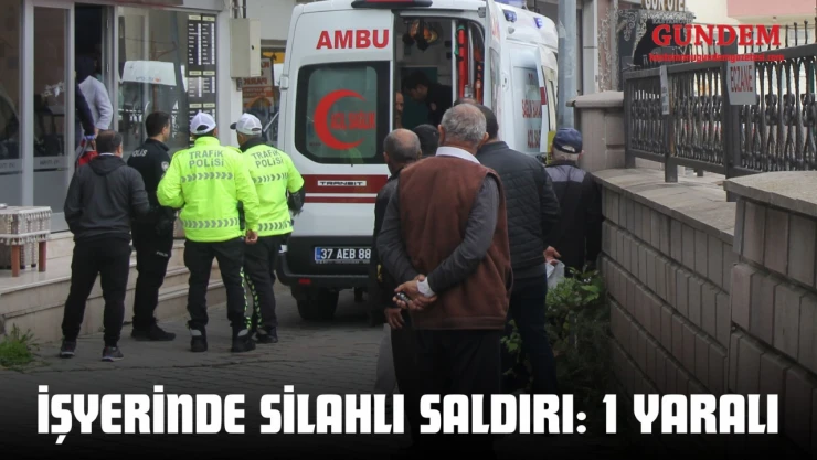 İşyerinde Silahlı Saldırı: 1 Yaralı