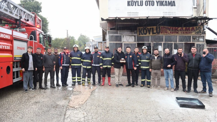 İtfaiye'ye Sürpriz Kutlama