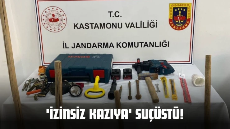 'İzinsiz Kazıya' Suçüstü!