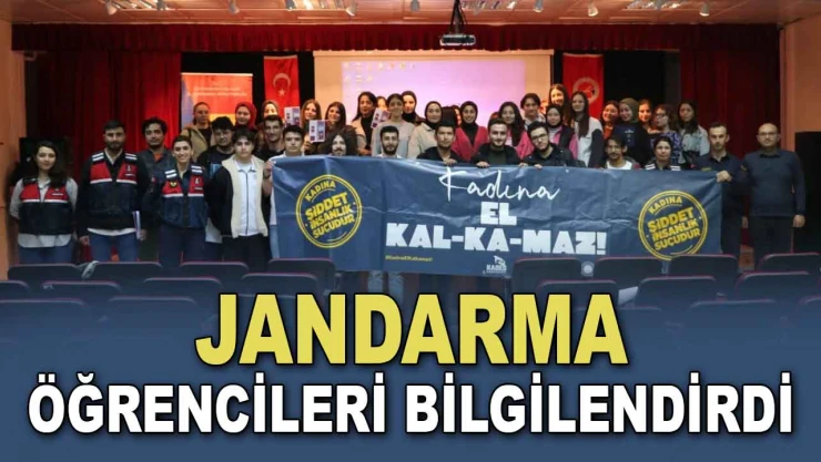 Jandarma Üniversite Öğrencilerini Bilgilendirdi