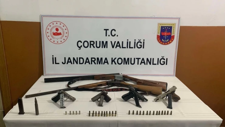 Jandarmadan Kaçak Silah Operasyonu