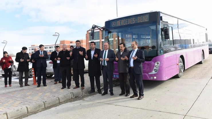 Kampüs içi servis start aldı